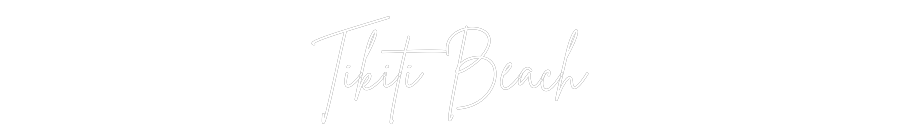 Custom Neon Sign Online Editor Tikiti Beach