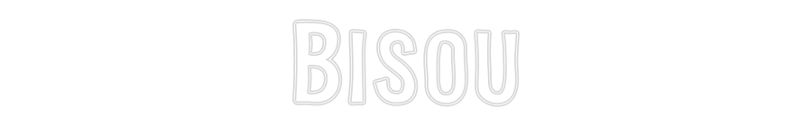 Custom Neon Sign Online Editor Bisou