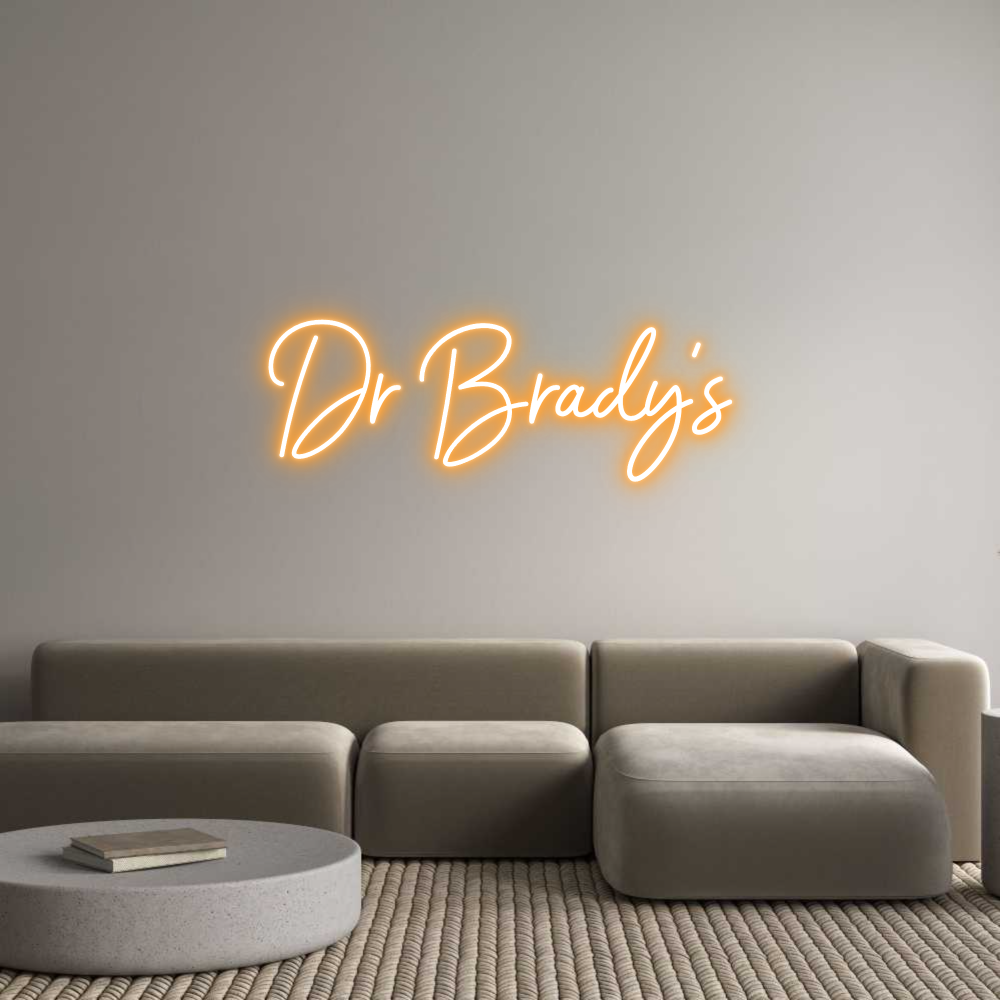 Custom Neon Sign Online Editor Dr Brady's