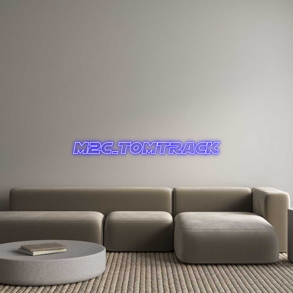 Custom Neon Sign Online Editor M2C_TOMTRACK