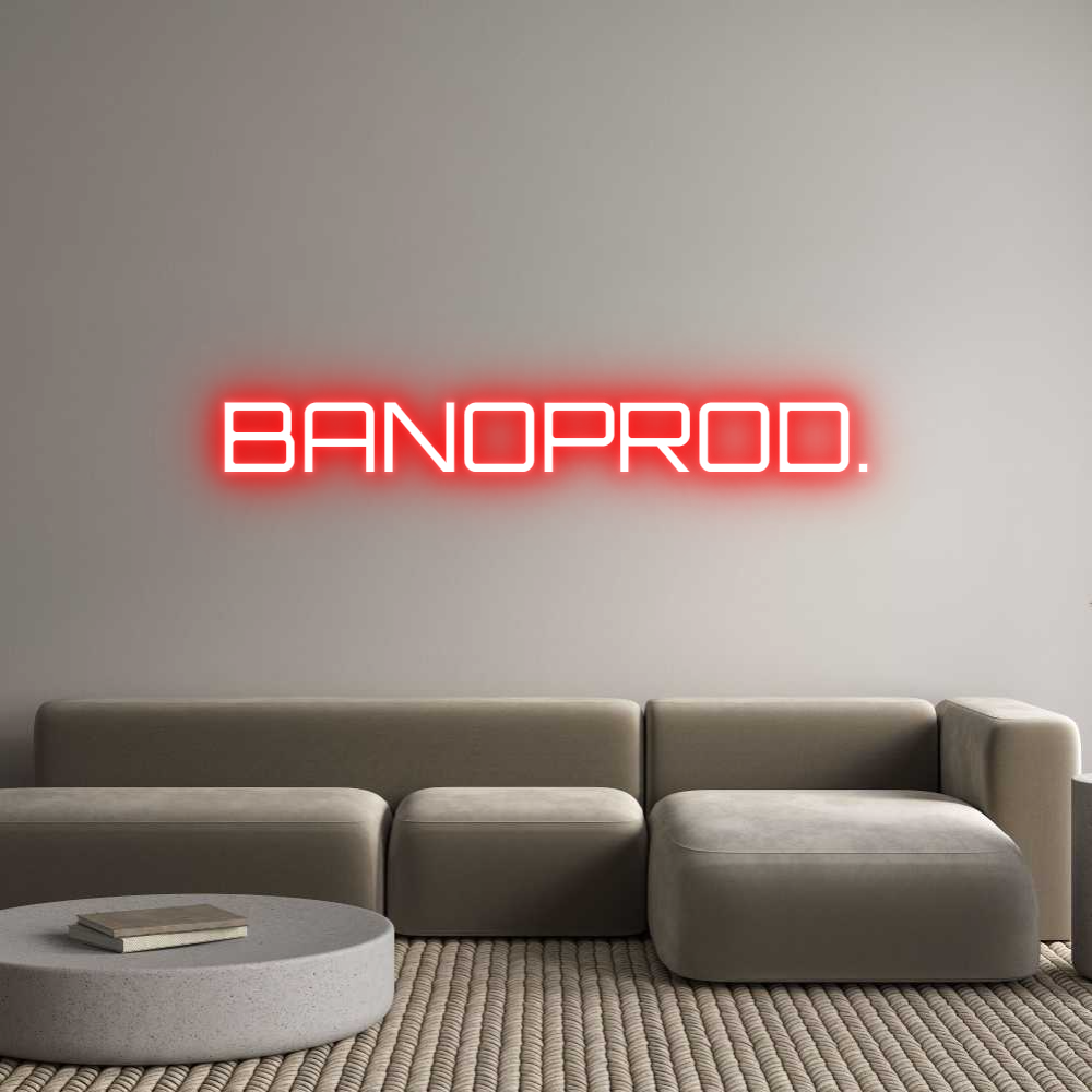 Custom Neon Sign Online Editor BANOPROD.