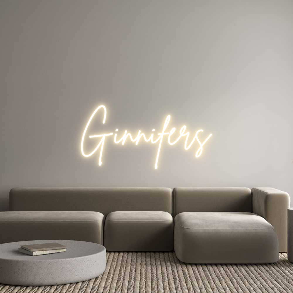 Custom Neon Sign Online Editor Ginnifers