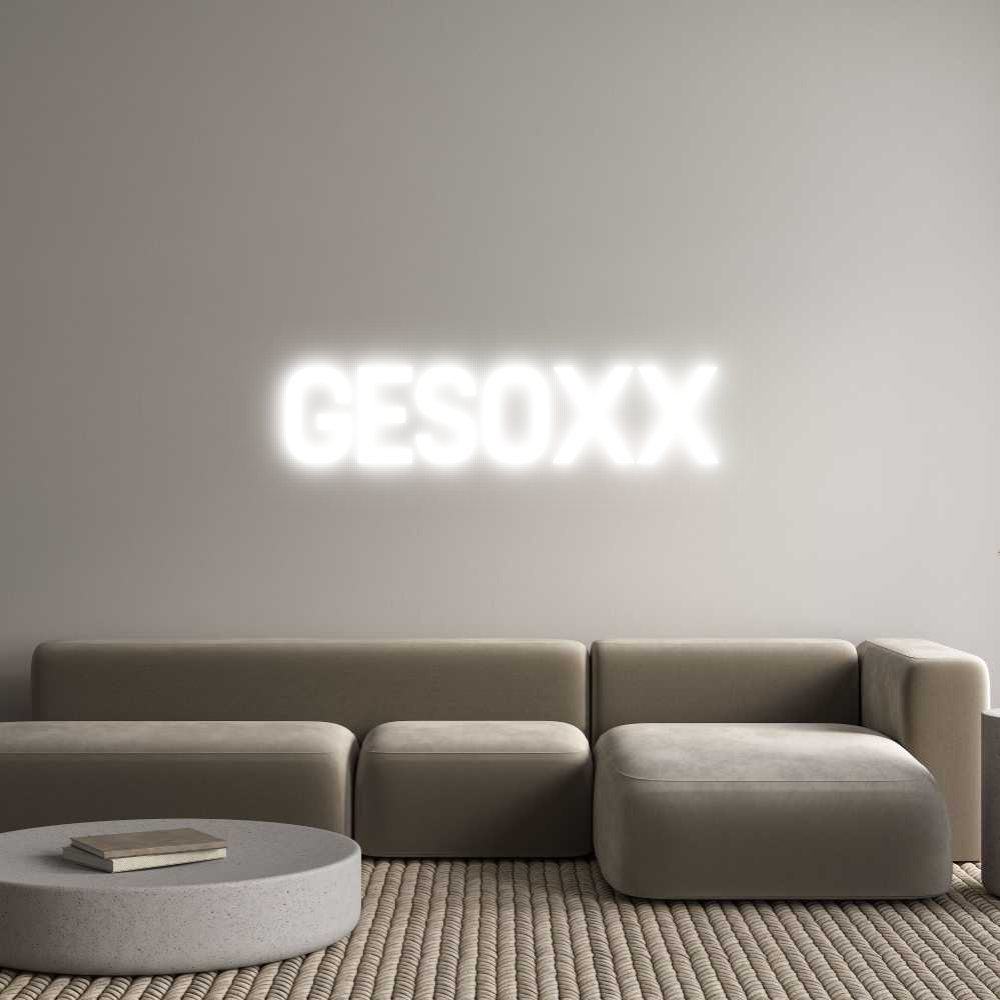 Custom Neon Sign Online Editor GESOXX
