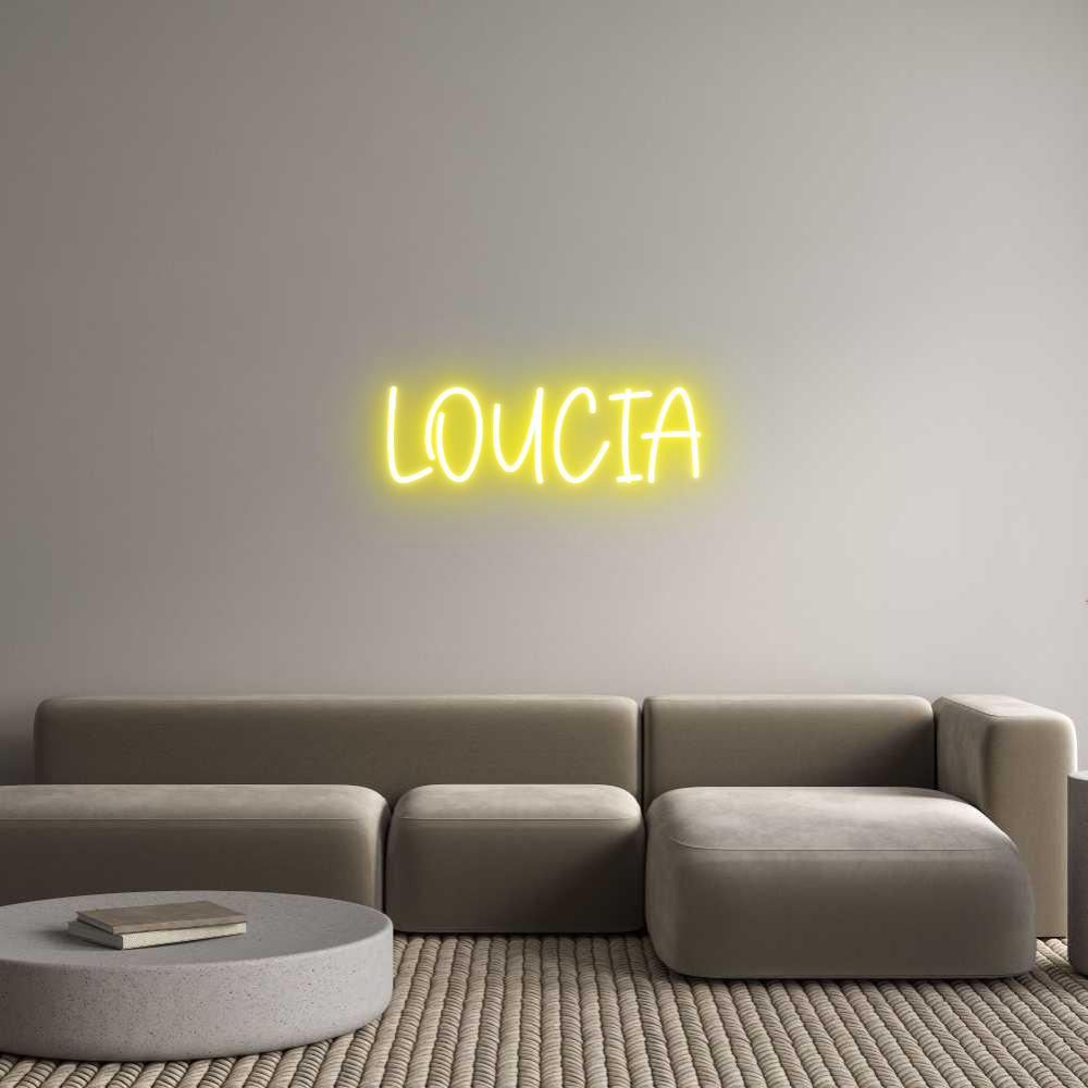 Custom Neon Sign Online Editor LOUCIA