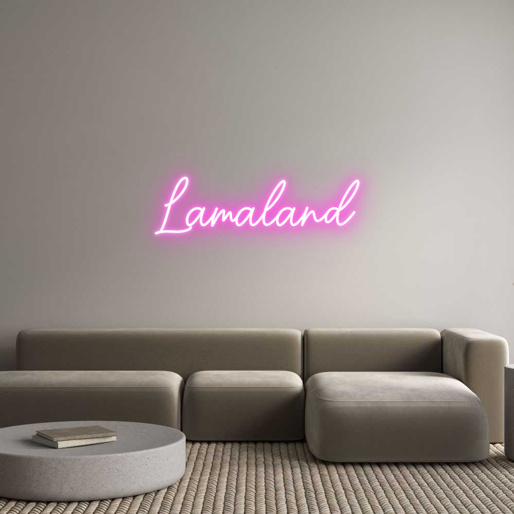Custom Neon Sign Online Editor Lamaland