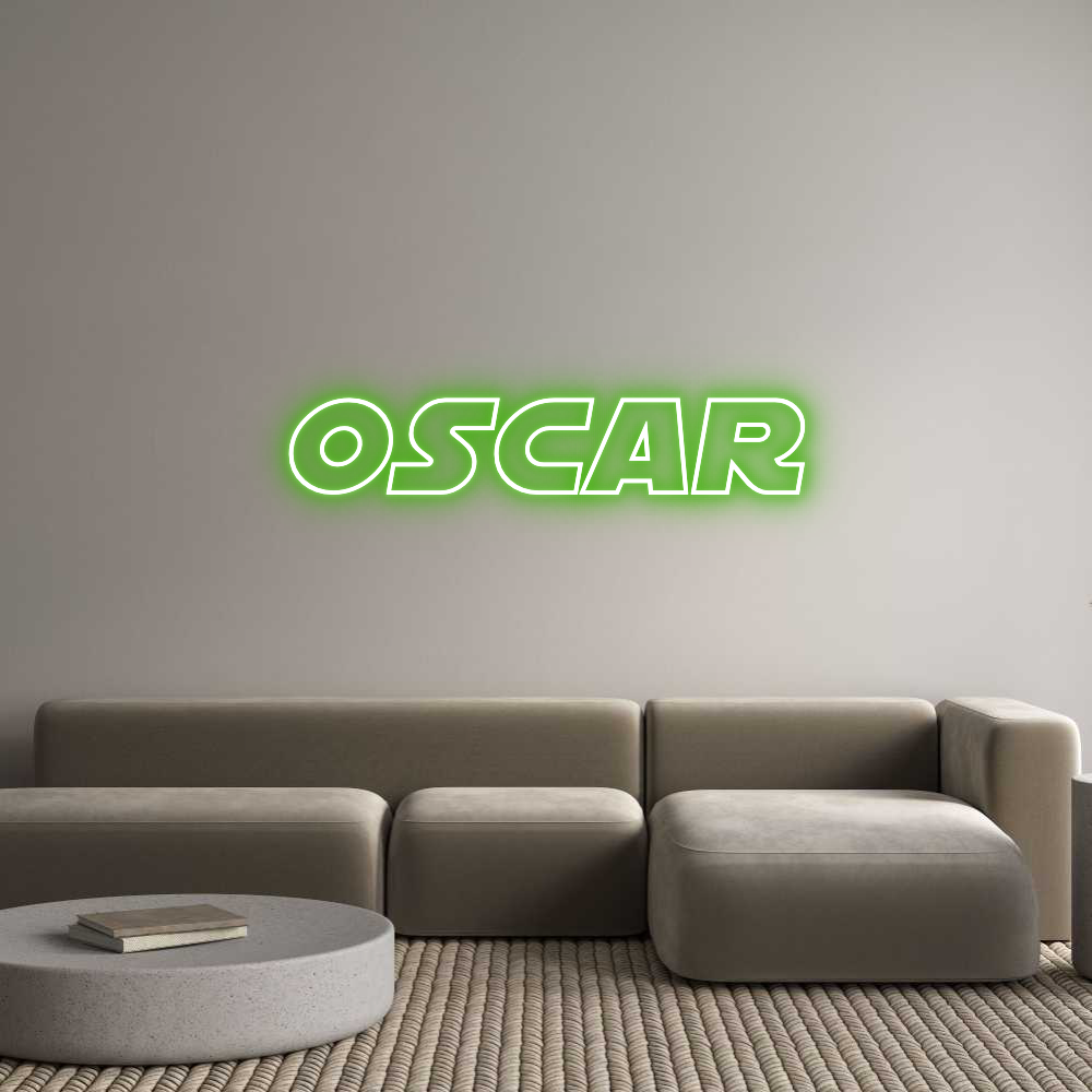 Custom Neon Sign Online Editor Oscar