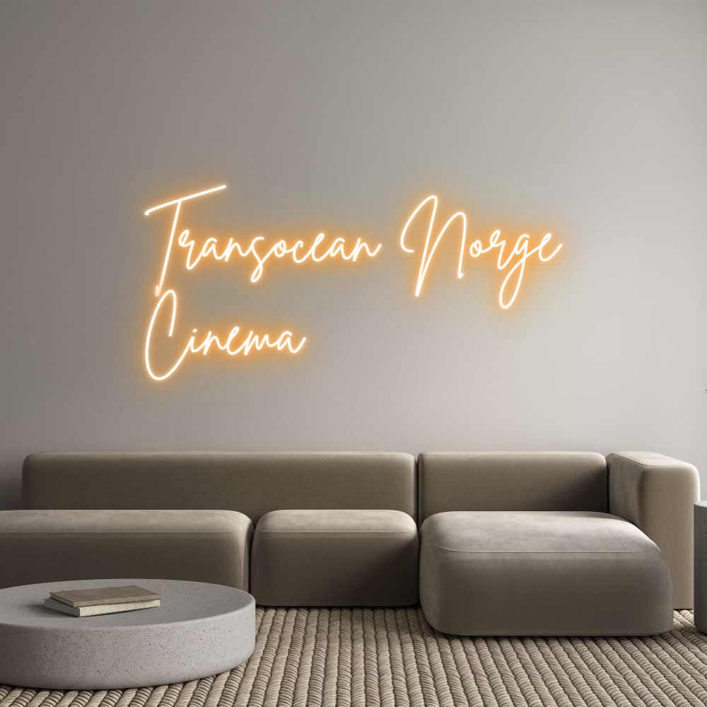 Custom Neon Sign Online Editor Transocean No...
