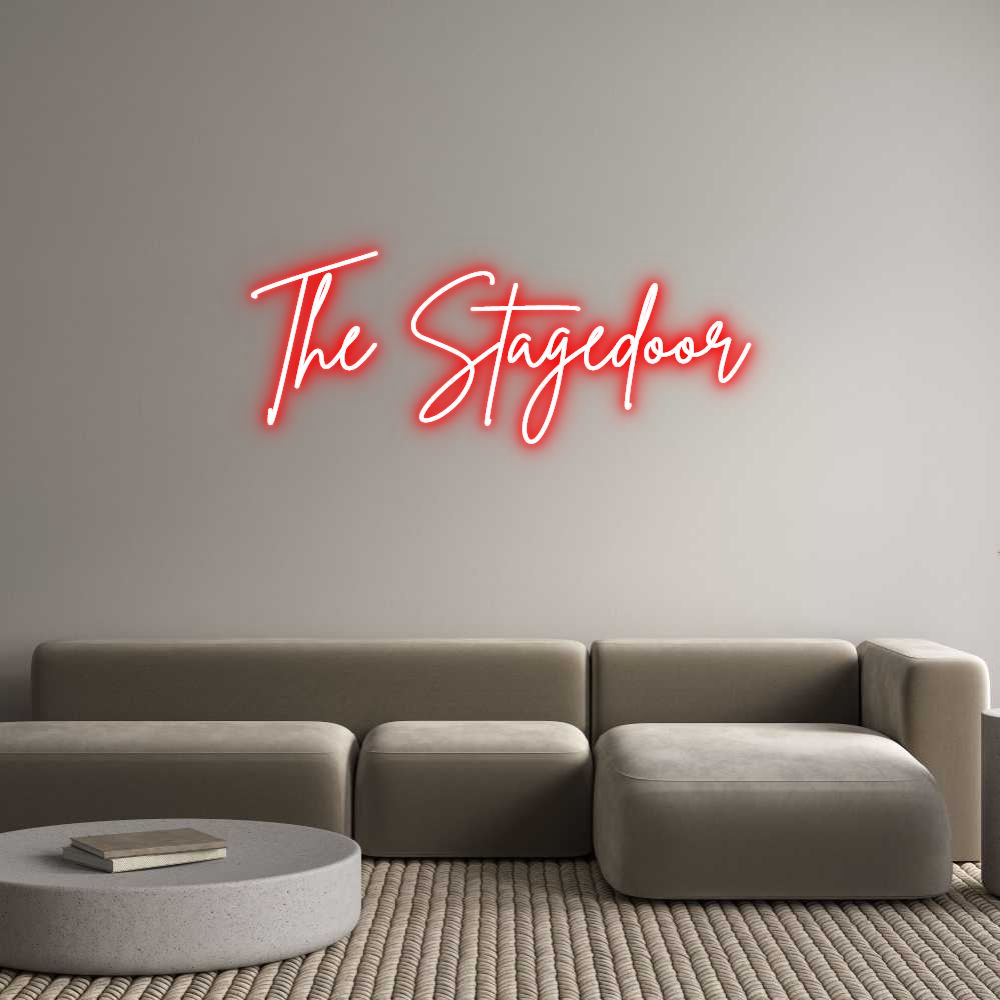 Custom Neon Sign Online Editor The Stagedoor