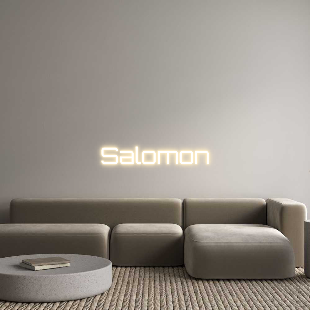 Custom Neon Sign Online Editor Salomon