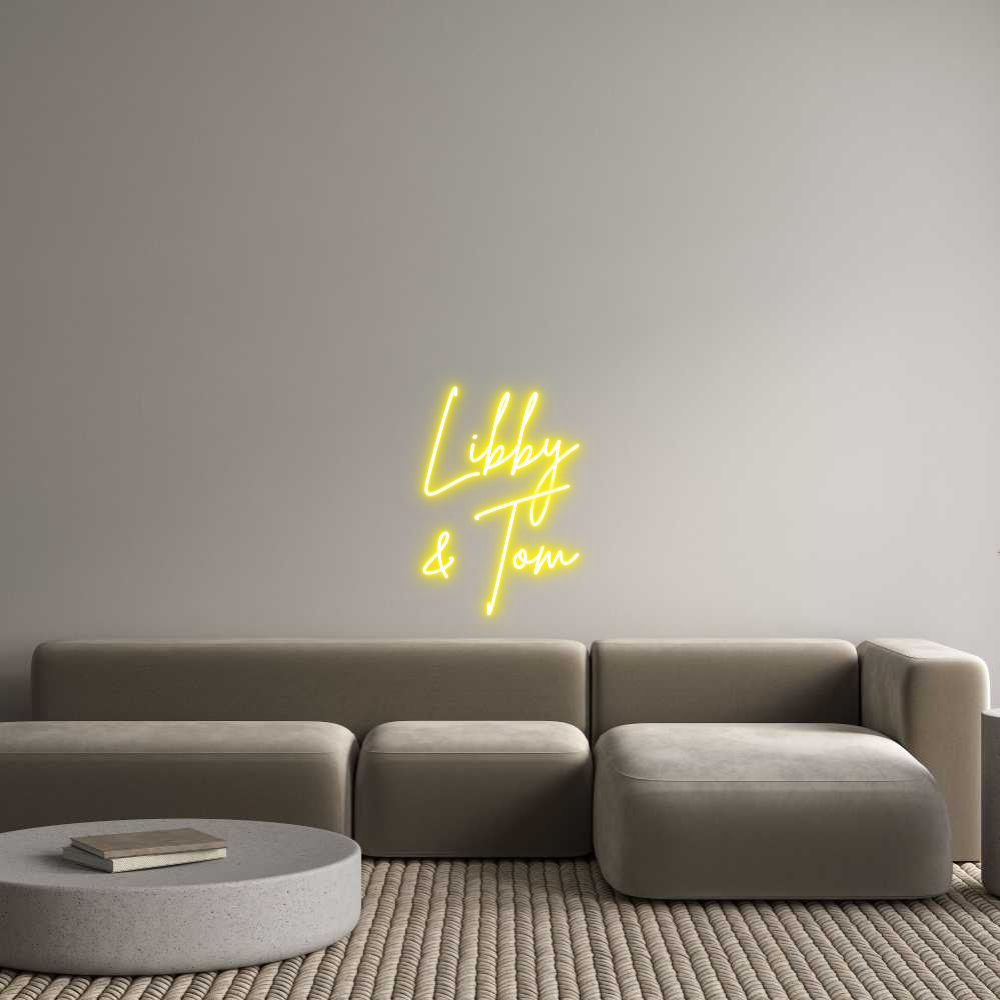 Custom Neon Sign Online Editor Libby
& Tom