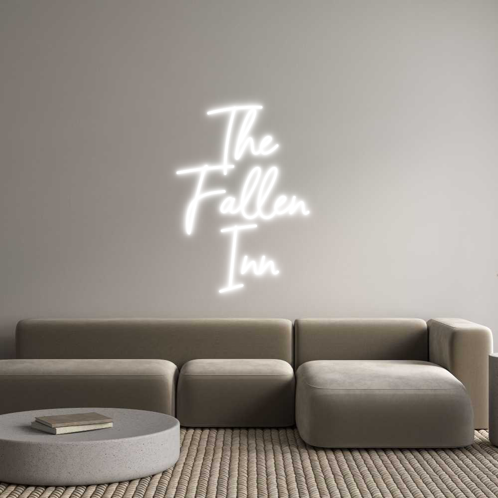 Custom Neon Sign Online Editor The 
Fallen ...