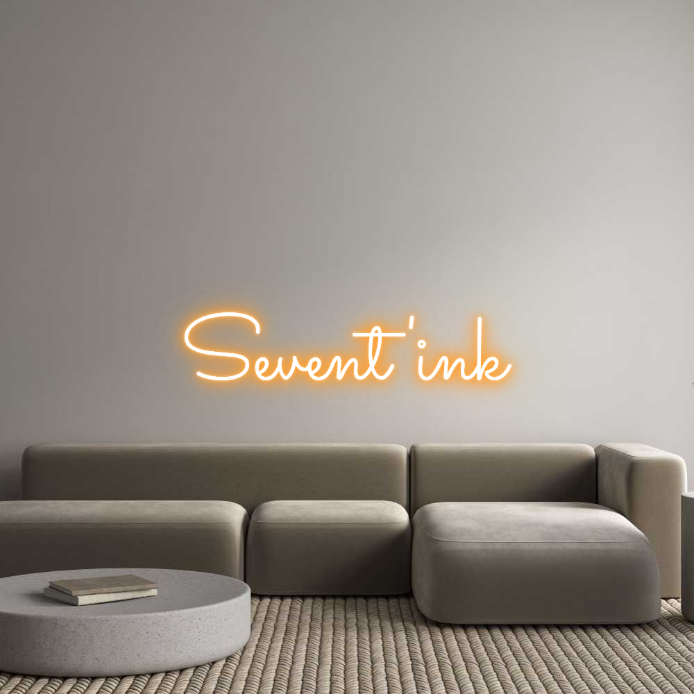 Custom Neon Sign Online Editor Sevent'ink