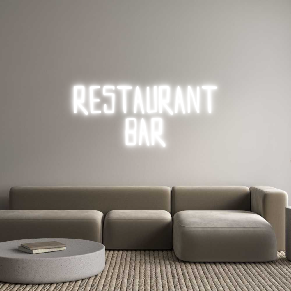 Custom Neon Sign Online Editor RESTAURANT
BAR