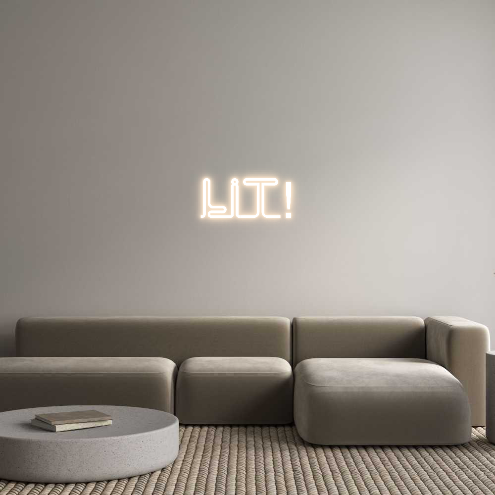 Custom Back Lit Neon Sign Online Editor Lit!