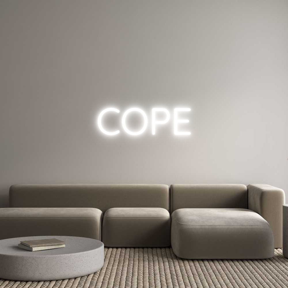 Custom Neon Sign Online Editor COPE