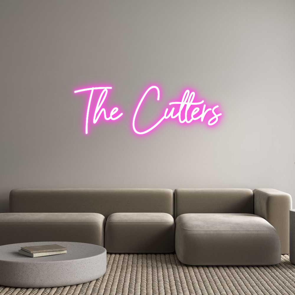 Custom Neon Sign Online Editor The Cutters