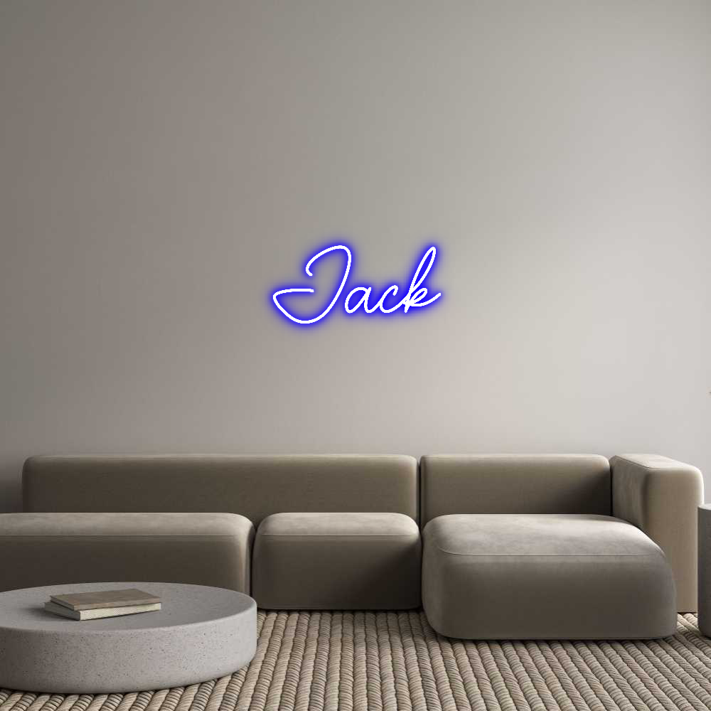 Custom Neon Sign Online Editor Jack