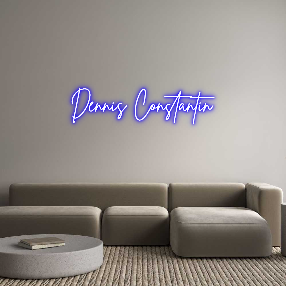 Custom Neon Sign Online Editor Dennis Consta...