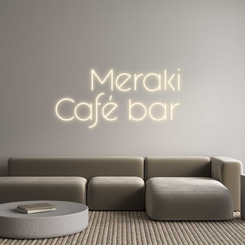 Custom Neon Sign Online Editor Meraki
Café...