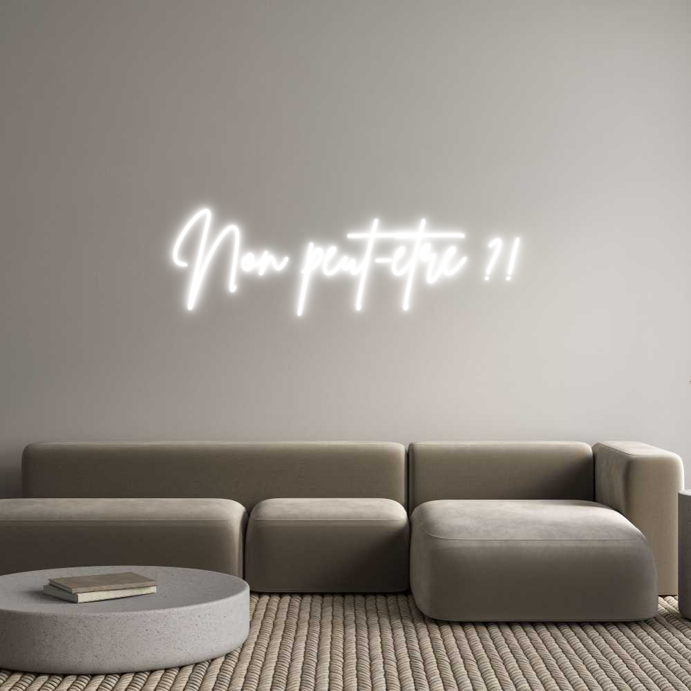 Custom Neon Sign Online Editor Non peut-être...