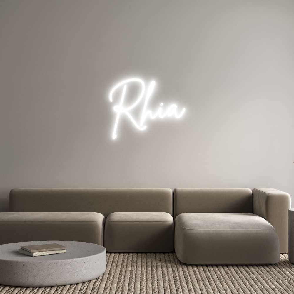 Custom Neon Sign Online Editor Rhia