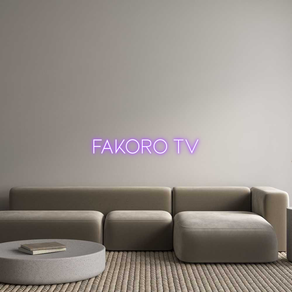 Custom Neon Sign Online Editor Fakoro tv