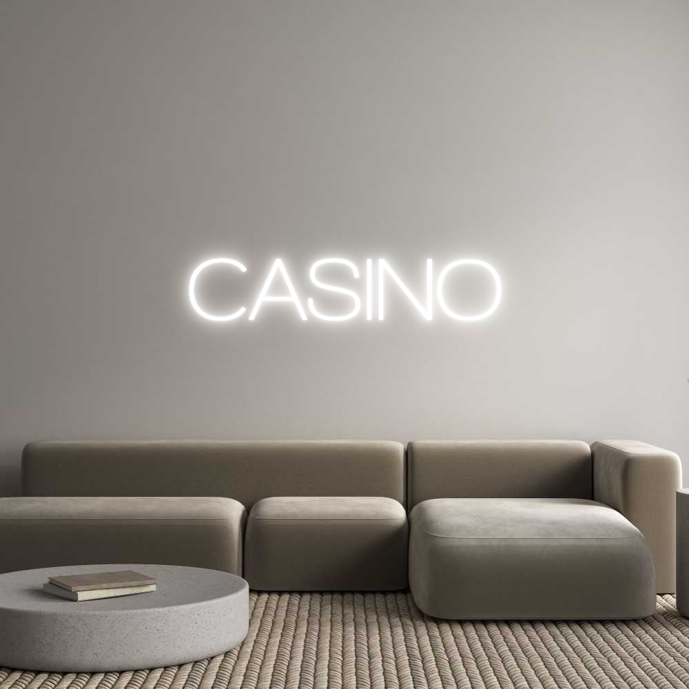 Custom Neon Sign Online Editor CASINO