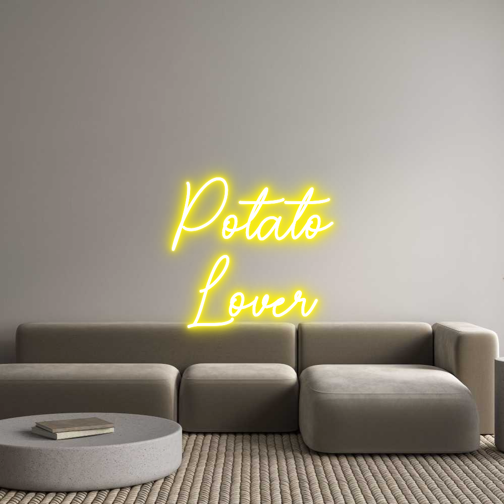 Custom Neon Sign Online Editor Potato
Lover