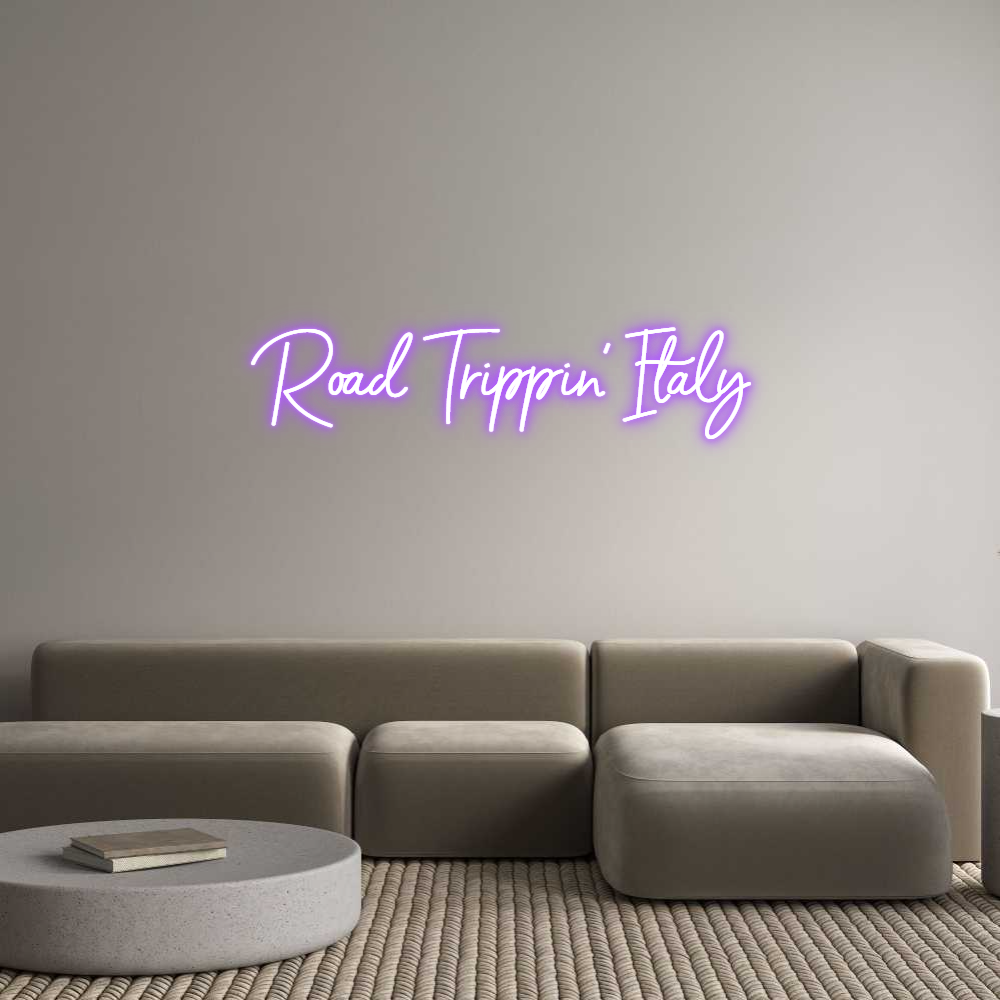 Custom Neon Sign Online Editor Road Trippin'...