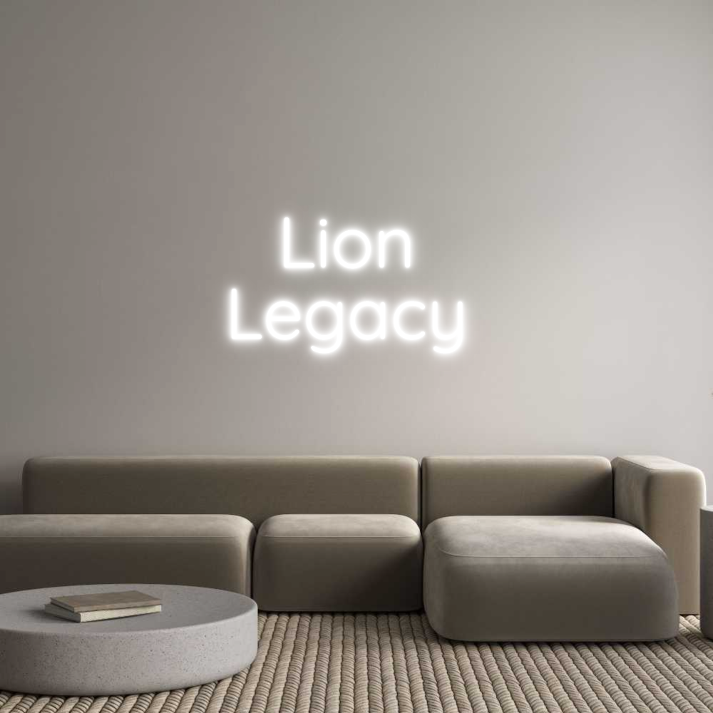 Custom Neon Sign Online Editor Lion
Legacy