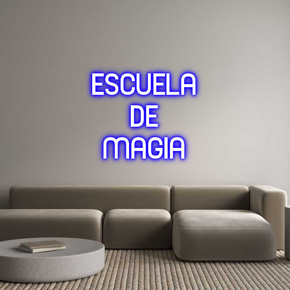 Custom Neon Sign Online Editor ESCUELA
DE
...