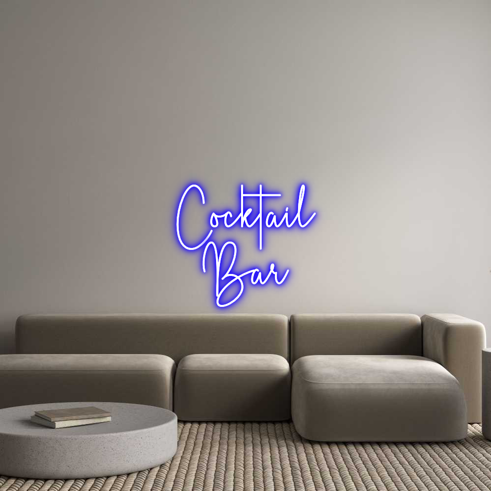 Custom Neon Sign Online Editor Cocktail
Bar