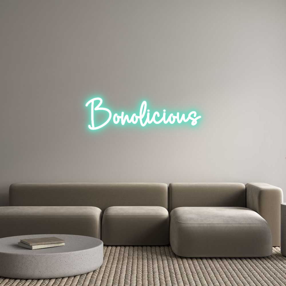 Custom Neon Sign Online Editor Bonolicious