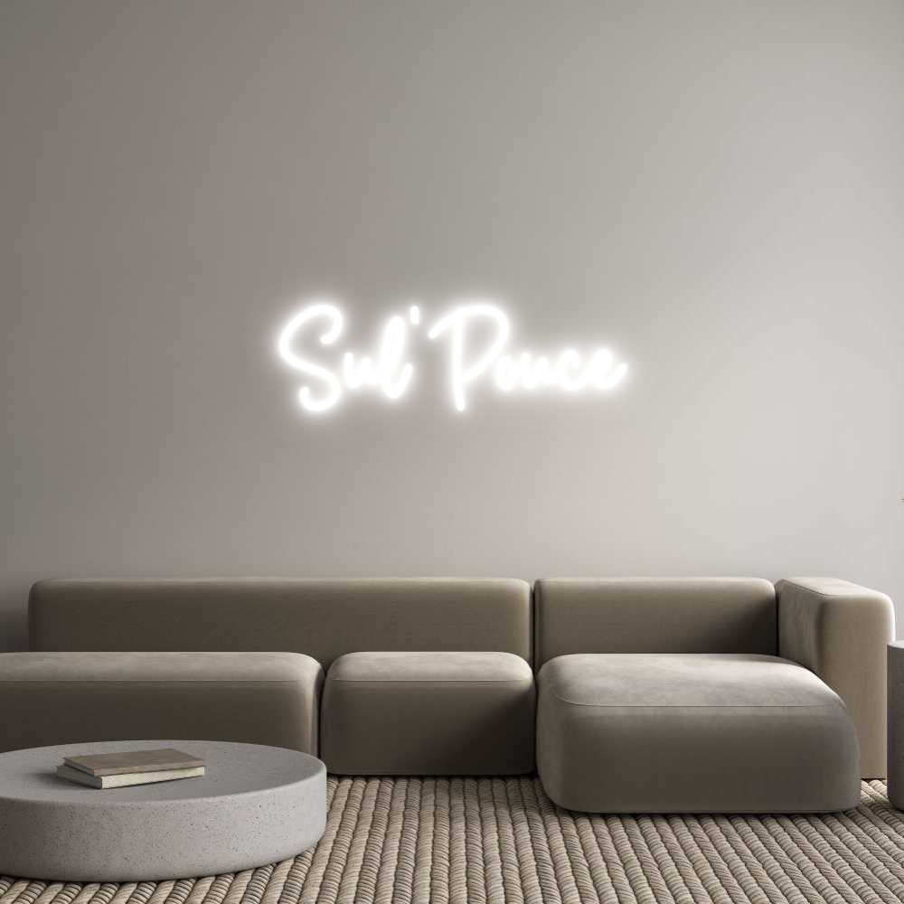 Custom Neon Sign Online Editor Sul'Pouce