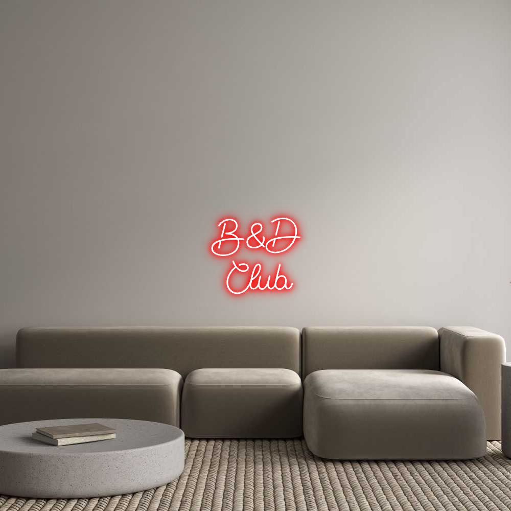 Custom Neon Sign Online Editor B&D
Club