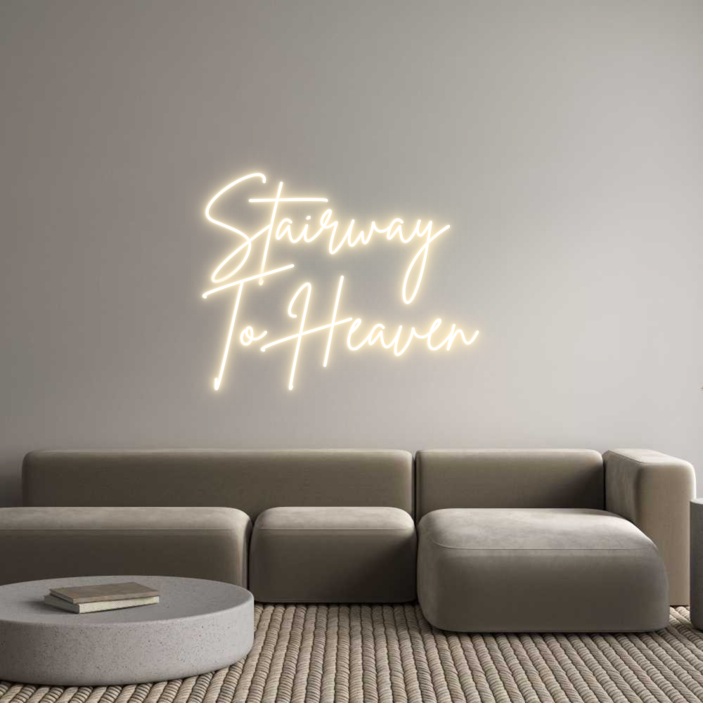 Custom Neon Sign Online Editor Stairway 
To...