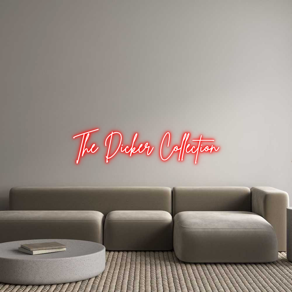 Custom Neon Sign Online Editor The Dicker Co...