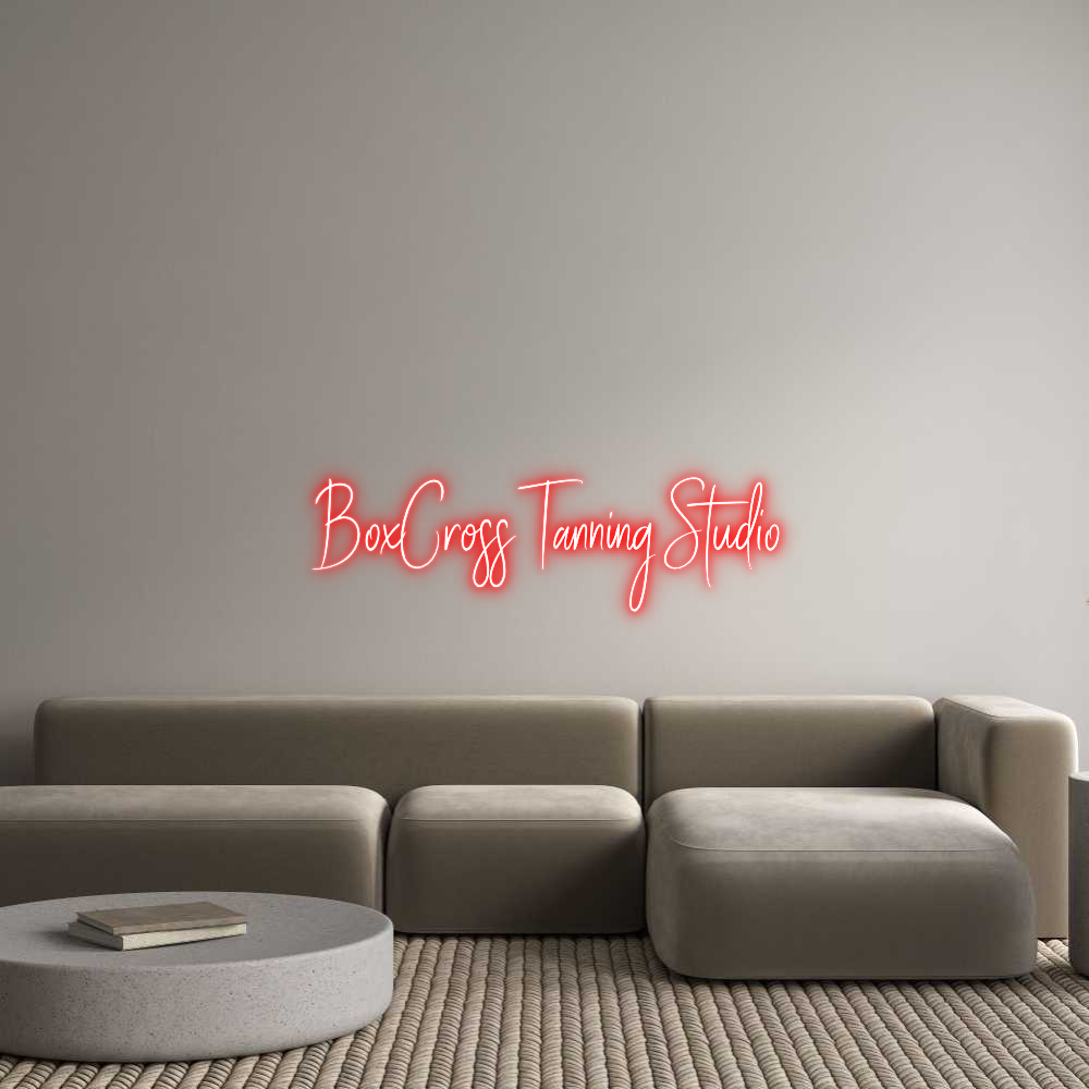 Custom Neon Sign Online Editor BoxCross Tann...