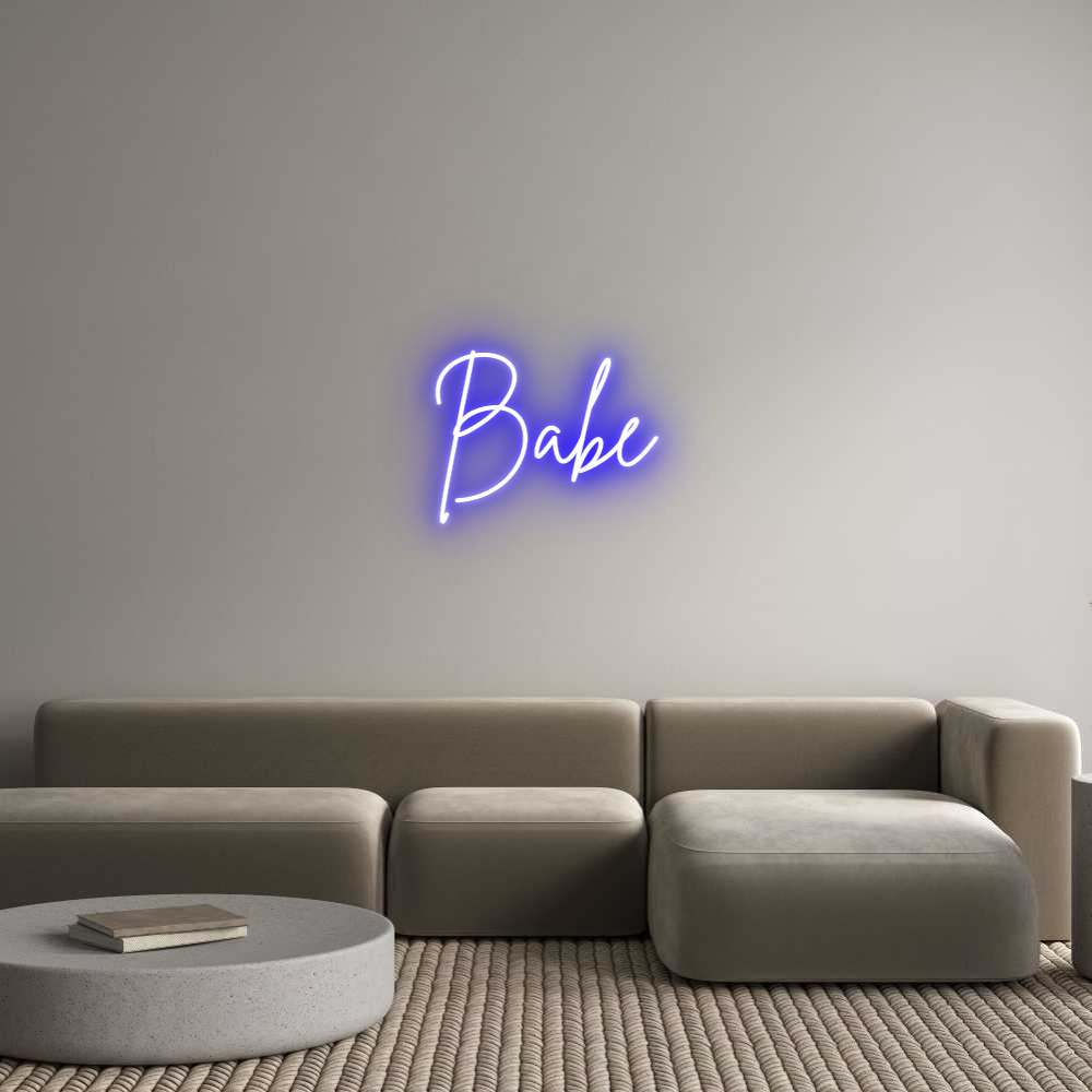 Custom Neon Sign Online Editor Babe