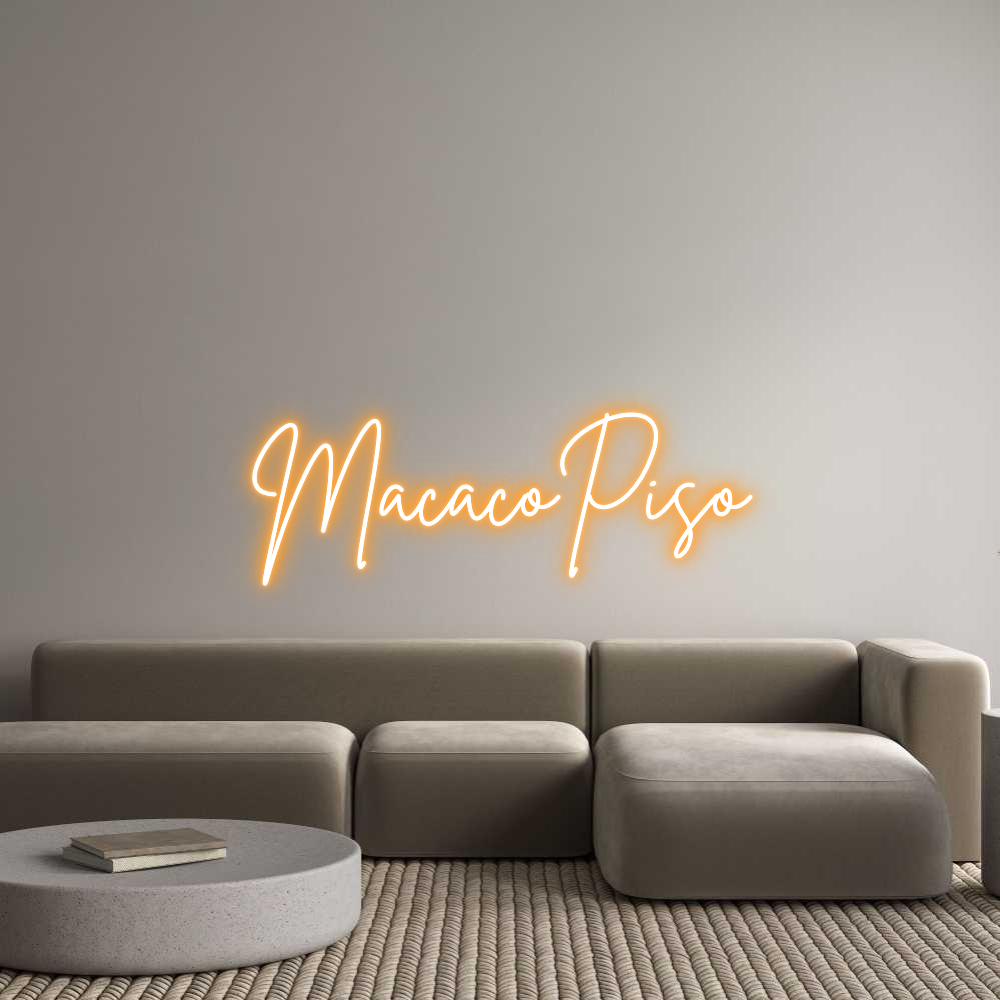 Custom Neon Sign Online Editor MacacoPiso