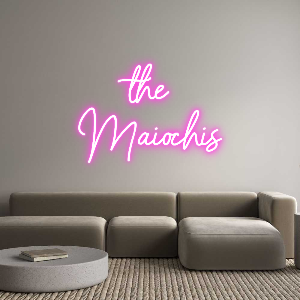 Custom Neon Sign Online Editor the
Maiochis