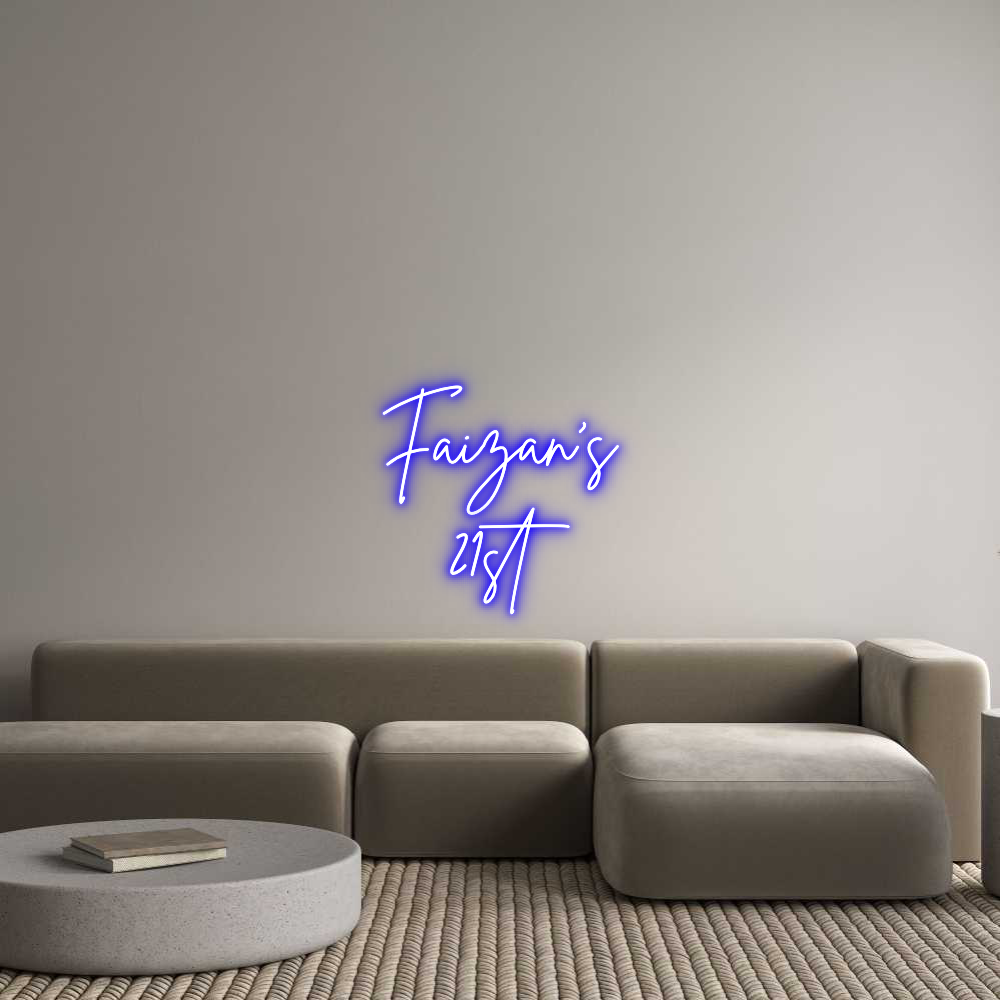 Custom Neon Sign Online Editor Faizan’s
21st