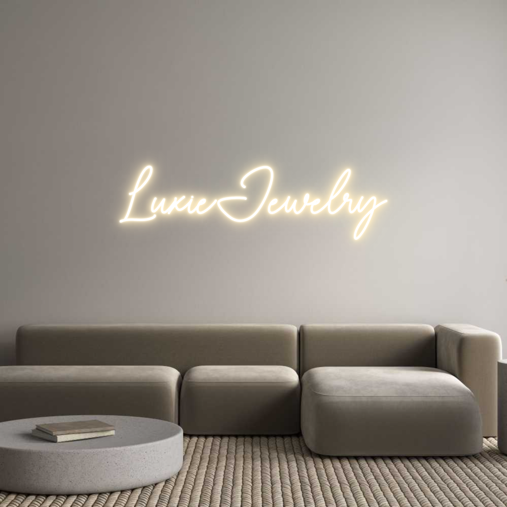 Custom Neon Sign Online Editor LuxieJewelry