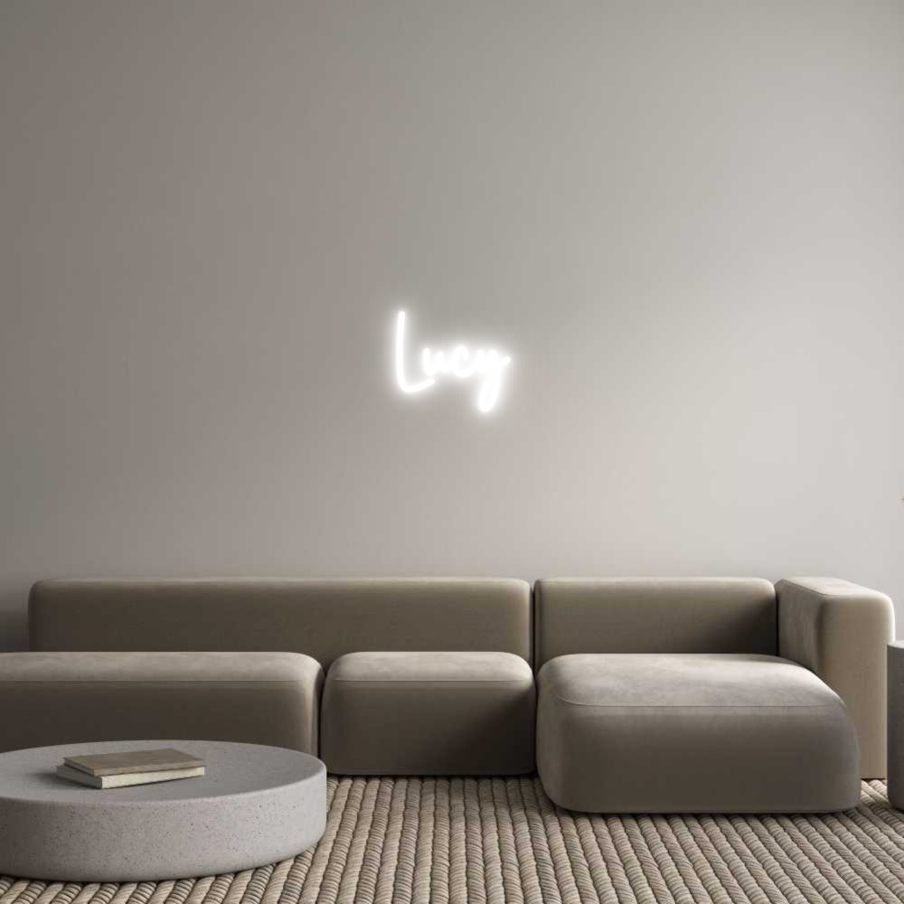 Custom Neon Sign Online Editor Lucy