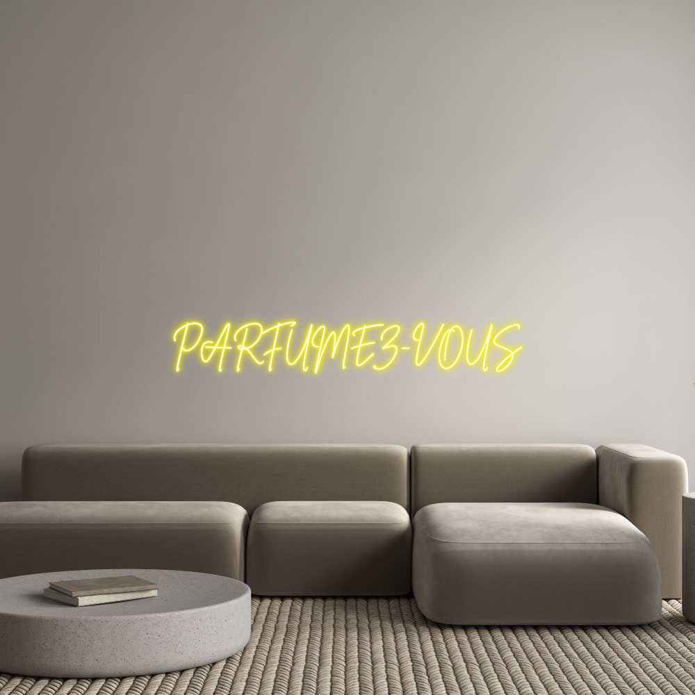 Custom Neon Sign Online Editor PARFUMEZ-VOUS