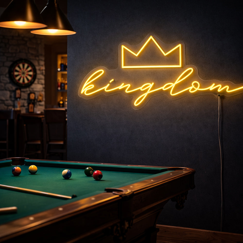 Kingdom LED Neon Sign - Planet Neon Made in London Neon Signs