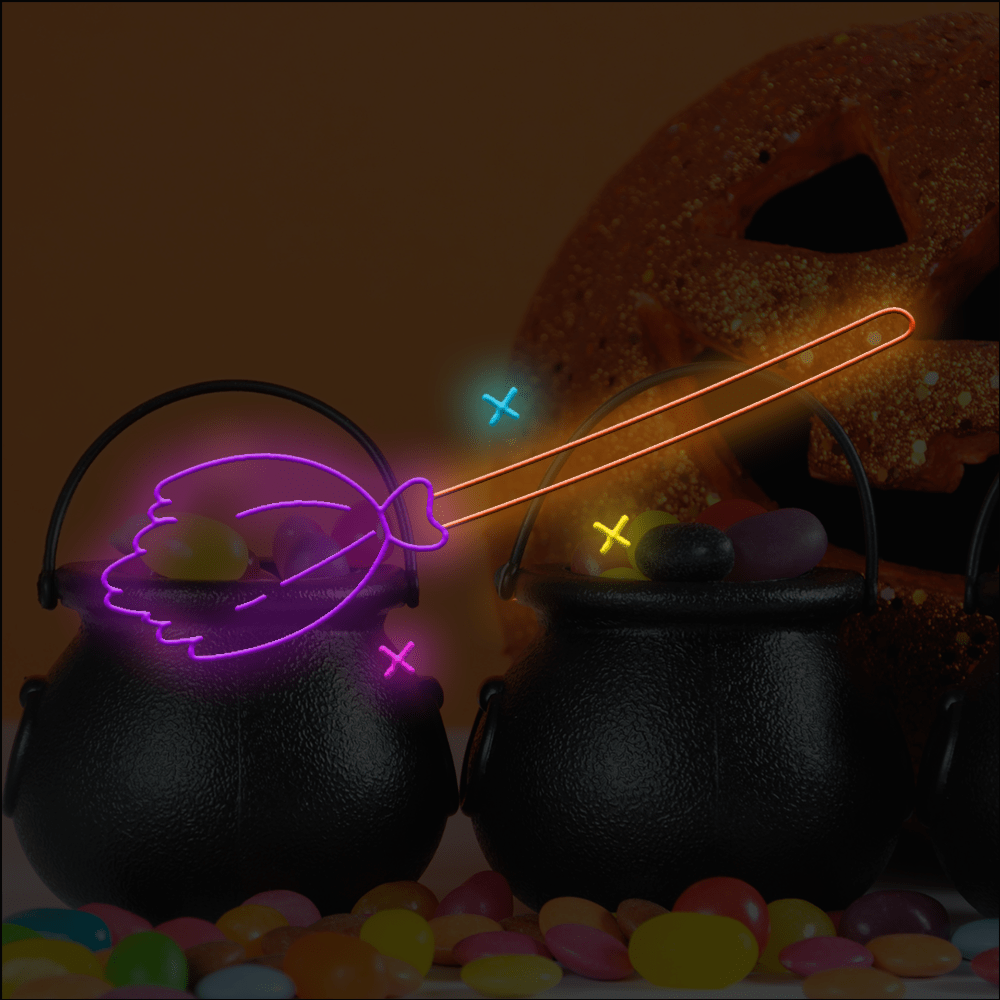 Witch Broom - Halloween LED Neon Sign Made In London - Planet Neon