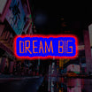 Dream Big Backlit LED Neon Sign