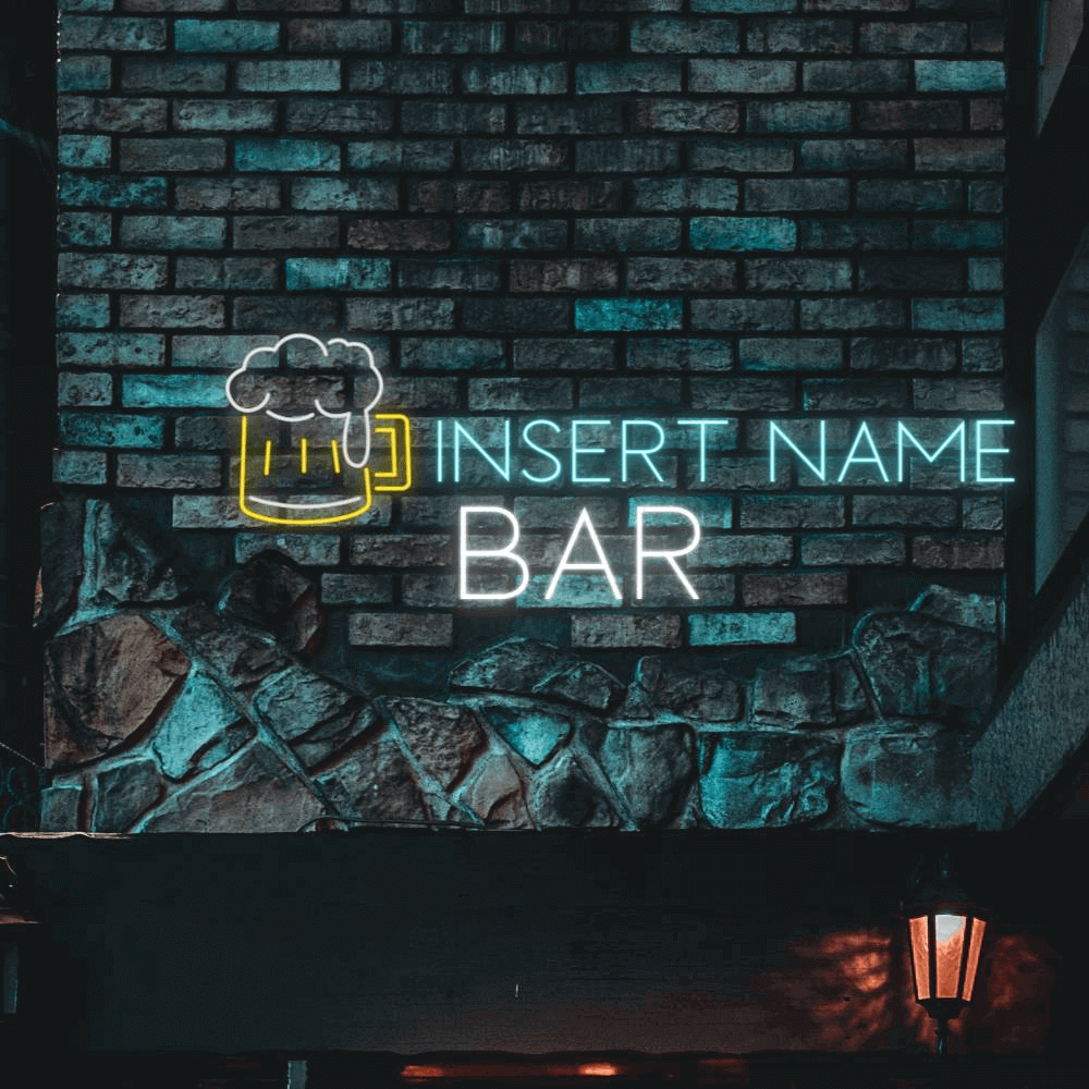 Custom led hot sale beer signs