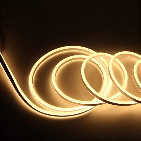 I LumoS 8x16mm WARM WHITE Flexible IP65 Dimmable Double Sided LED Neon Strip Light 12V DC 9W/m - Planet Neon